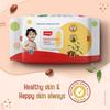 LuvLap Feuchte Babytücher Mit Jojobaöl Und Vitamin E - Parabenfrei, Hypoallergen (3er-Pack, 72 Tücher)
