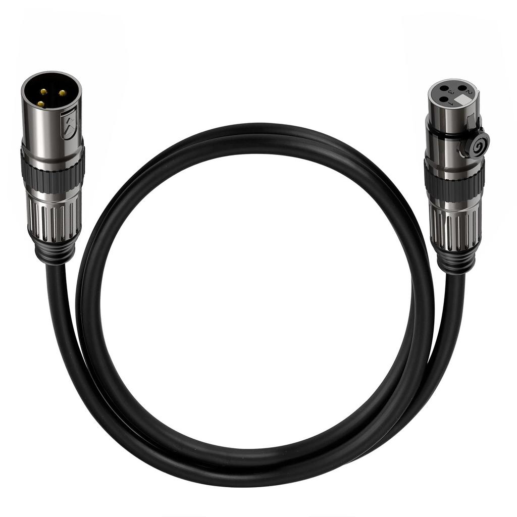 Professional XLR Male To Female Microphone Cable Oxygen Free Copper OFC Audio Adapter Cord High Durability PVC Jacket
