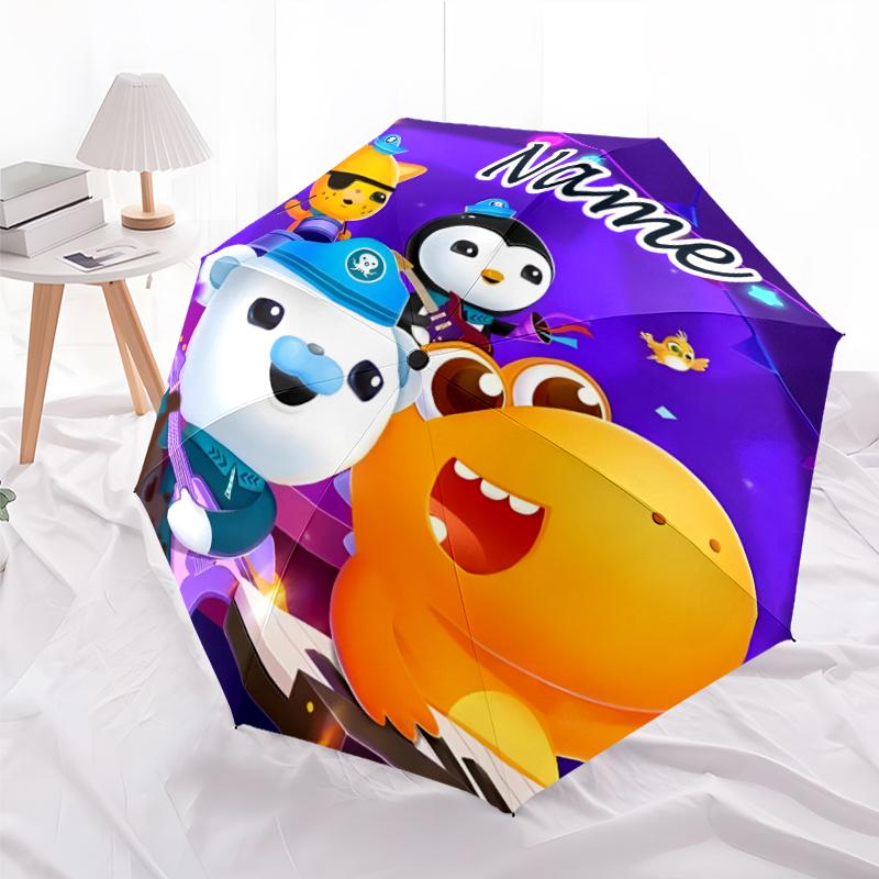 Personalized Name O-OCTONAUTS Print Umbrella - Automatic Open/Close, Eight-Rib Durable Frame, Automatic Folding Umbrella