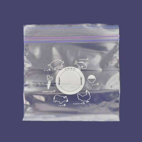 Yamato Bussan Commercial Double-Zipper Freezer Bags, Small, 140 count, Suitable for Freezing and Microwave Thawing, Food Sanitation Law Compliant, 16c