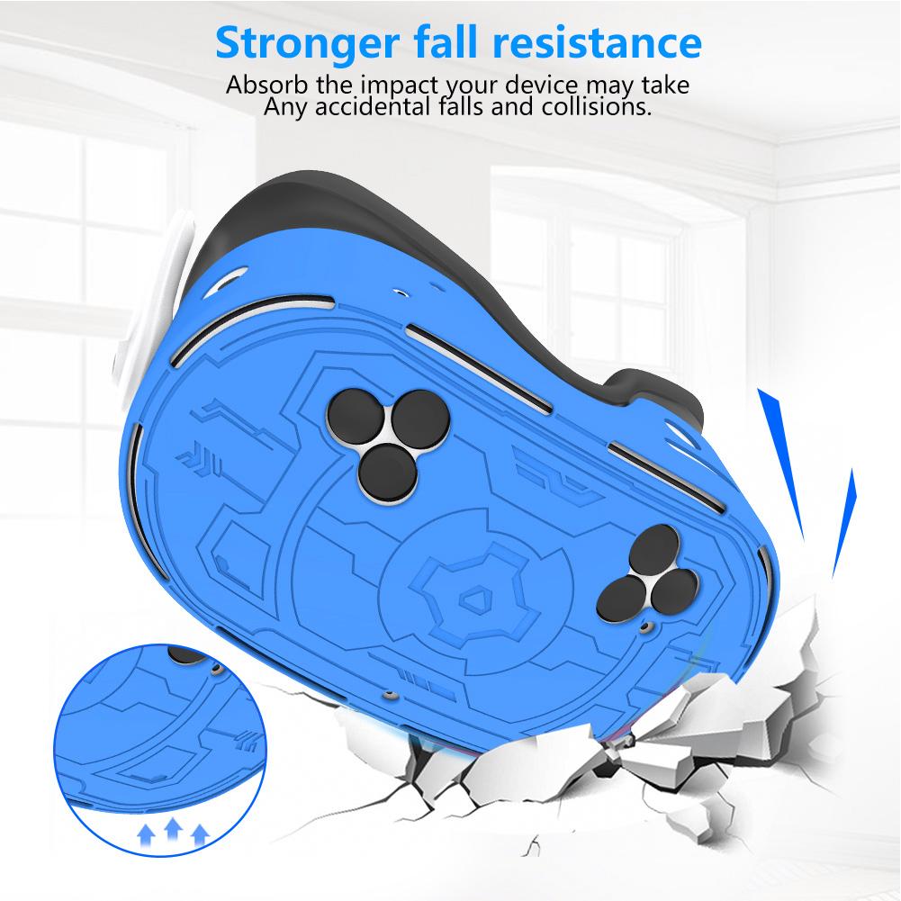 7Pcs VR Accessories Protective Cover Anti-Fall for Meta Quest 3S VR Headset Accessories Set VR Face Cover Controller Grips Cover