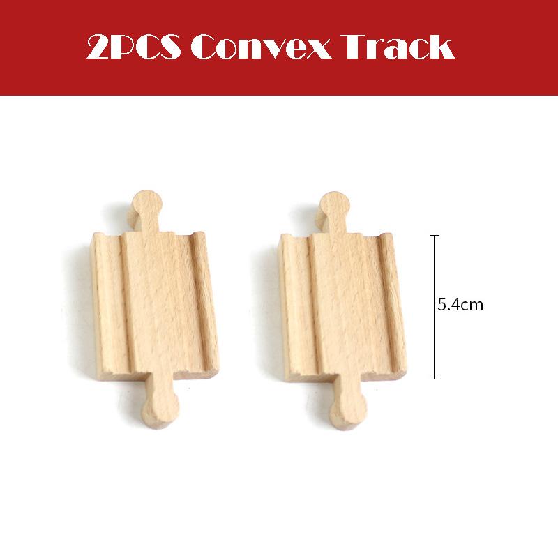 All Kinds Wooden Track Railway Toys Beech Wooden Train Track Accessories Fit for Brand Tracks Educational Toys for Children