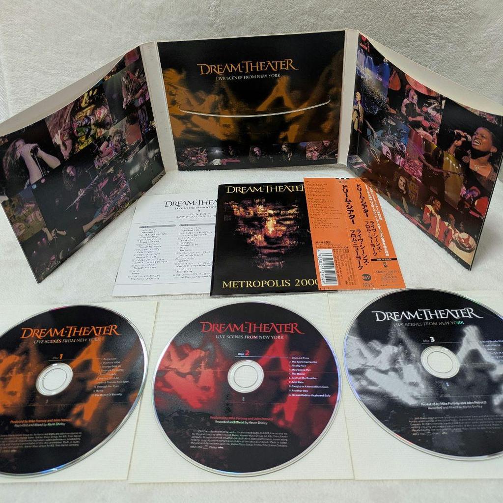 [USED] 3CD) Dream Theater/Live Scenes from New York with obi