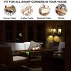 4Pcs Glow-In-The-Dark Pvc Corner Protectors Luminous Table Protectors Furniture Corner Guards & Edge Safety Bumpers Cushion