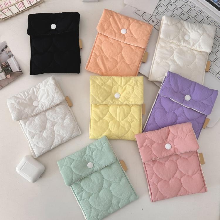Sanitary Napkin Storage Bag,Portable Reusable Menstrual Pads Pouch for Women Feminine Care,Tampons Holder for Purse