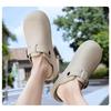 Fashion Bebealy Sandals for Men and Women Closed-toe Outdoor Beach Slippers Summer Fashion EVA Slide Indoor Breathable Non-slip Slippers