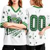 Damen Freizeit V-Ausschnitt Print Top für den Alltag