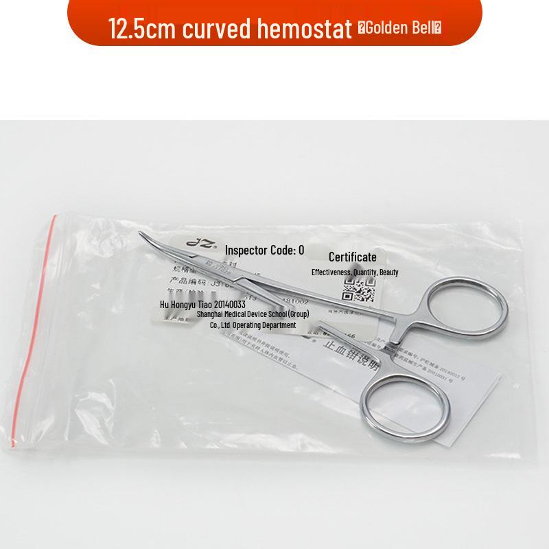 Stainless Steel Hemostatic Forceps - Straight/Curved Head, Surgical/Vascular Use, In Stock