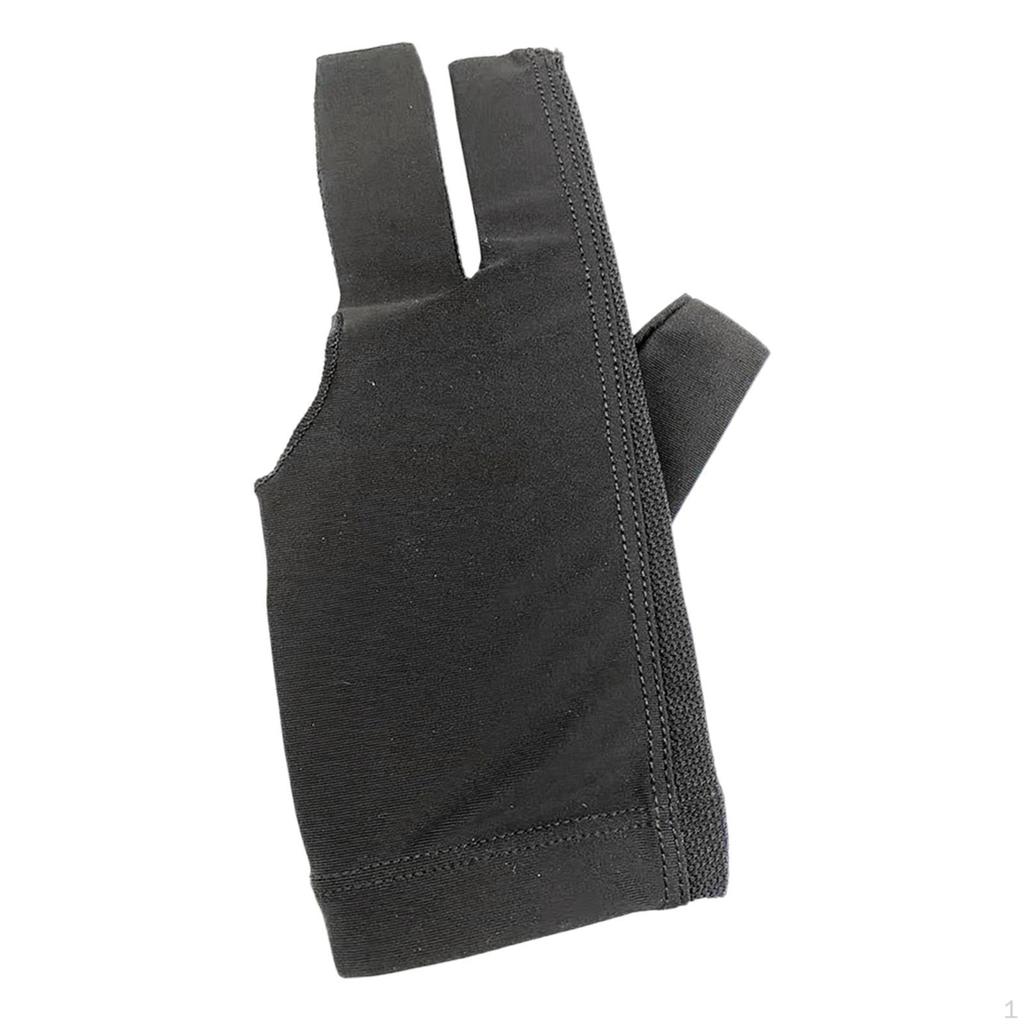 3 Fingers Billiard Glove Elastic Anti Skid Pool Cue Snooker for Practice Playing