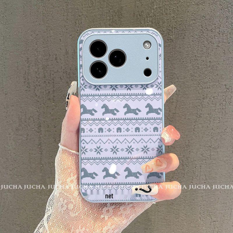 

Artistic Retro Fair Isle Case: Full Coverage for iPhone 17 Pro Max & 16 16