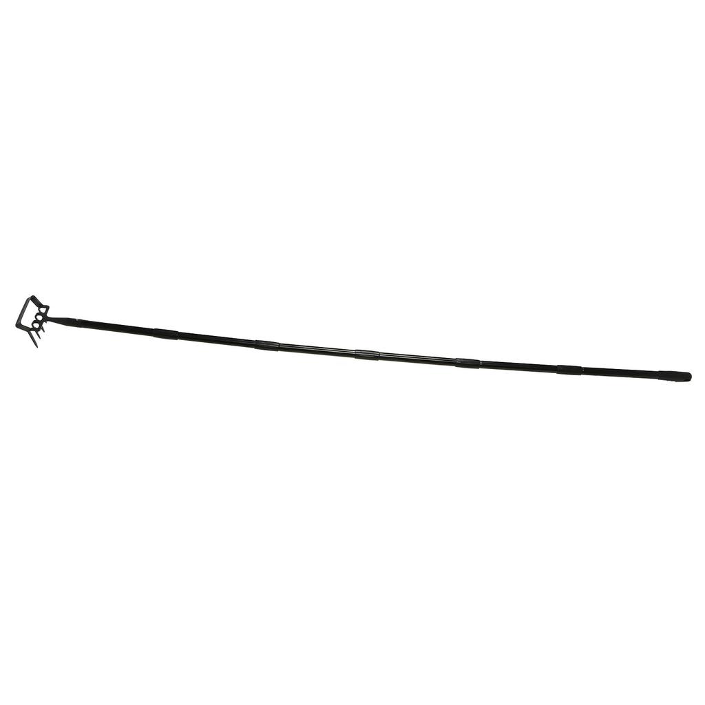 Weeding Rake Adjustable Length Stainless Steel Ergonomic Handle Hand Rake Garden Tool for