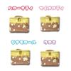 Hatayama Shoji Sanrio Mirrored Vanity Pouch, Honeybee and Hello Kitty, Approx. H15 x W20 x D20cm, Product Number: 34203279