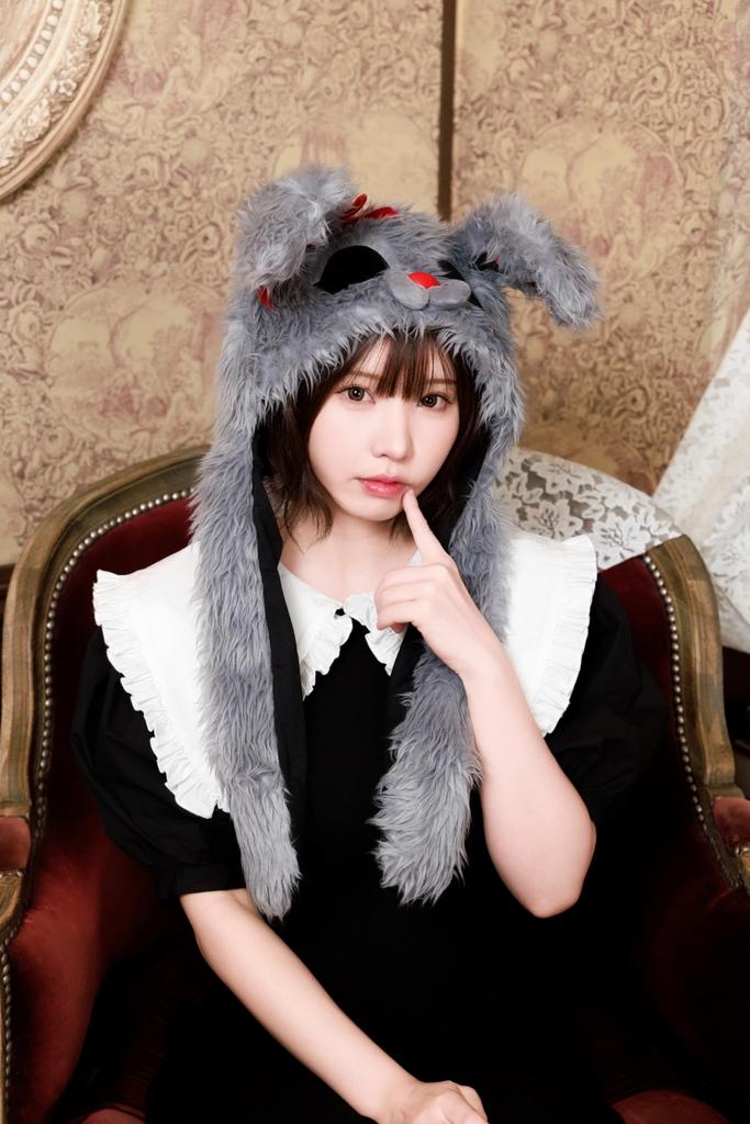 Clearstone Flapping Horror Gray Hat, Cosplay, Halloween, Rabbit, Unisex,