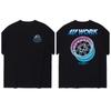 Summer New WORK Wheel Hub Modified Car Style Graphic Print Fashionable Casual High-quality Breathabl Y2k Short Sleeves Classic
