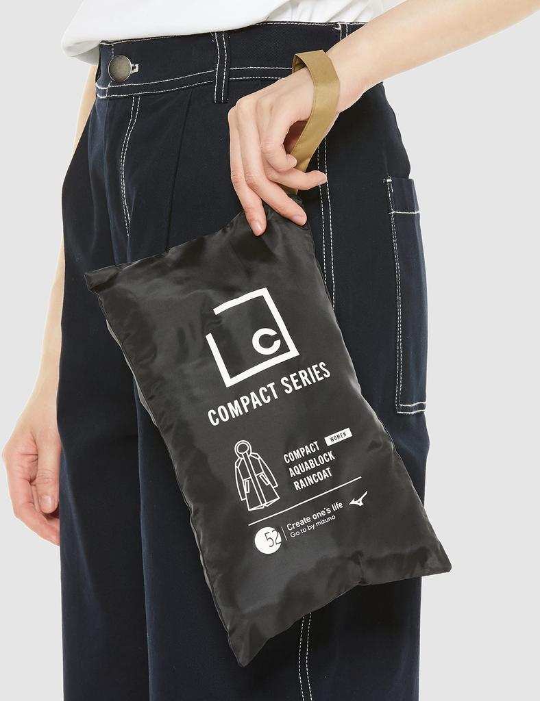 Outdoorové oblečení Kompaktní Aquablock pláštěnka Vodotěsná Prodyšná Sbalitelná jít do od B2MEA250 Kelpová béžová M [Mizuno] Dámská