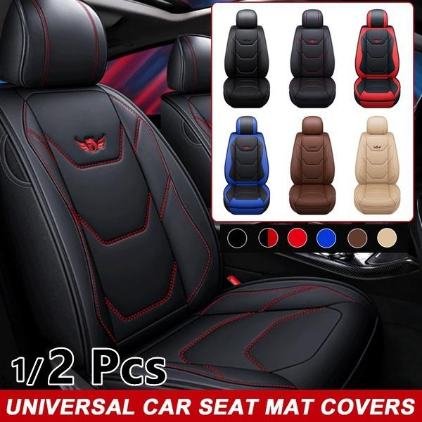 

1 шт., полностью универсальная искусственная кожа, водонепроницаемые чехлы для автомобильных сидений, дышащая роскошная подушка, защитный чехол для автомобильного сиденья для автомобиля, внедорожника, грузовика, фургона, автобуса