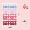 Loose-Leaf Notebook Handwritten Labels Indicate White And Blue Color Stickers Letter Stickers Sticky Notes Index Stickers