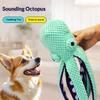 Durable Octopus Dog Chew Toy For Aggressive Chewers Squeaky Interactive Anxiety Relief Pet Toy Suitable For All Dog Breeds