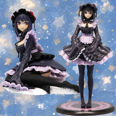 My Dress-Up Darling Dvě Anime Figurky Černý Kostým Služky Kitagawa Marin Akční Figurka Shizuku Kuroe Figurka Sběratelský Model Hračky