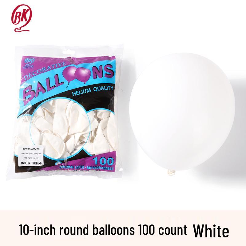 10-inch Macaron Rubber Balloons - Birthday Party Decoration