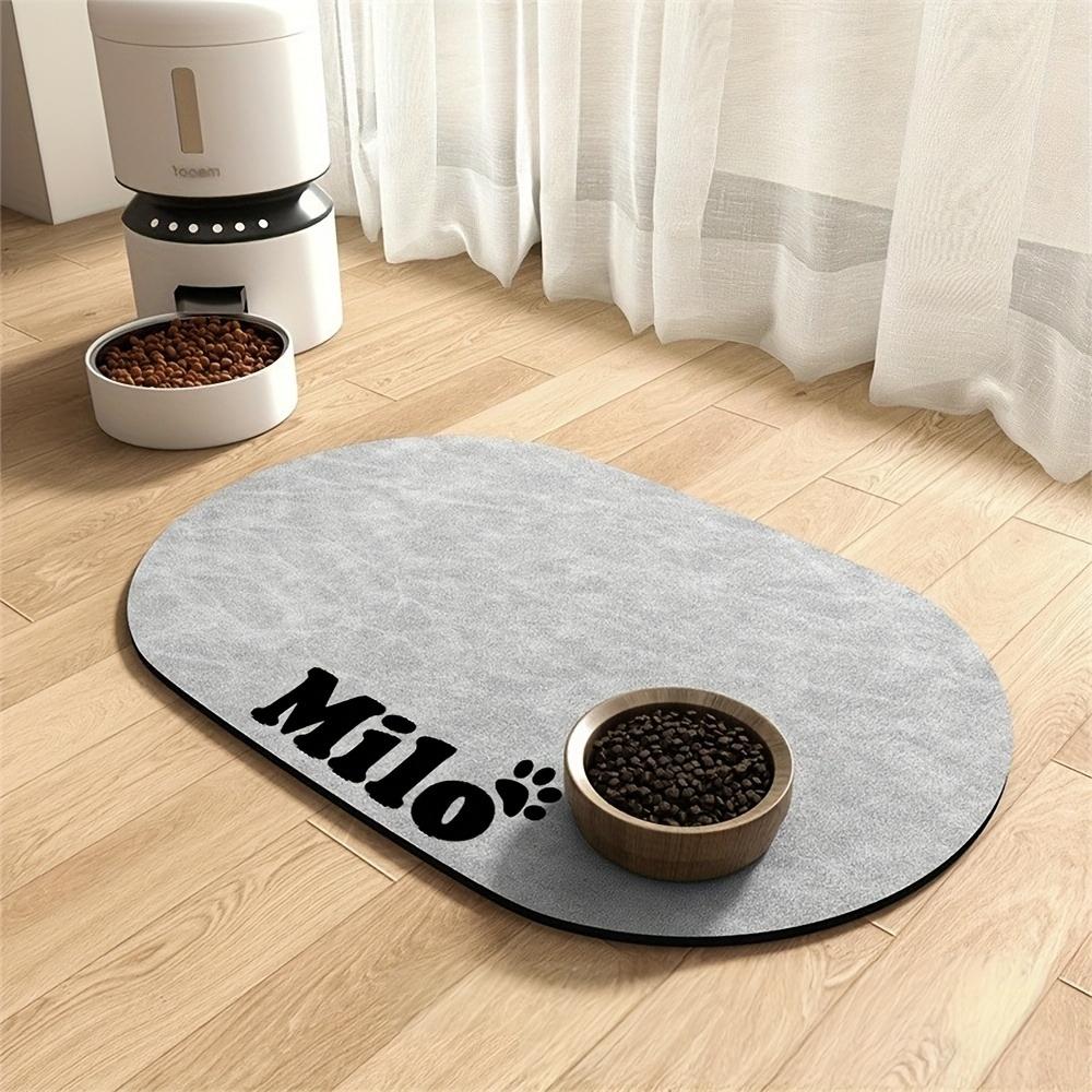 

1pc Non-Slip Diatom Mud, Prevents Clutter in Watering Areas, Indoor Use,No Wash Pad,Minimalist Design,Ideal Gift for Pet Owners 30x50cm