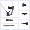 Mobile phone magnetic neck-mounted stand for first-person shooting, fixed on chest for anti-shake sports camera stand