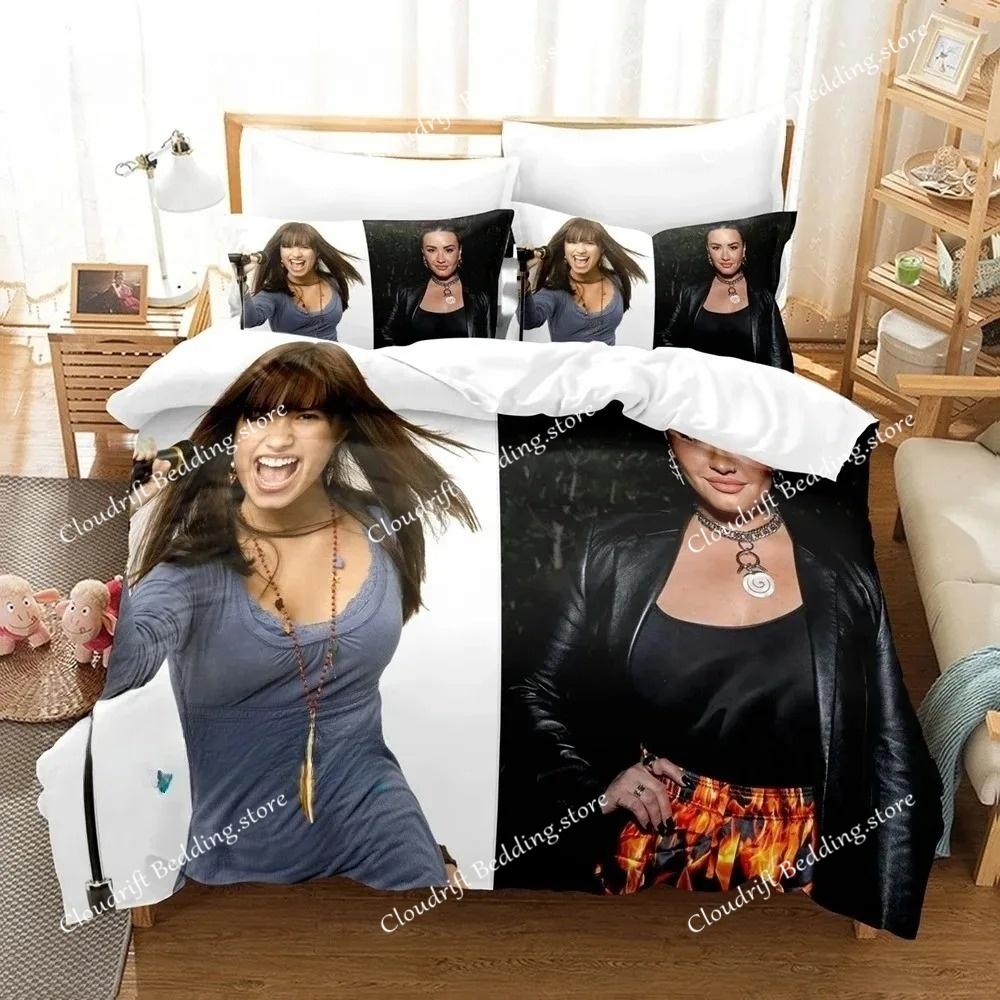 Demi Lovato Bedding Set Single Twin Full Queen King Size Bed Set Aldult Boys Bedroom Duvet cover Sets 3D Print