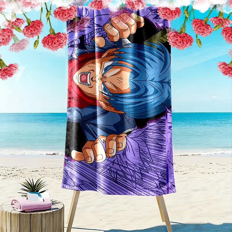 Trunks Print Beach Towel, Large Soft Quick Dry Towel for Beach Camping Swimming