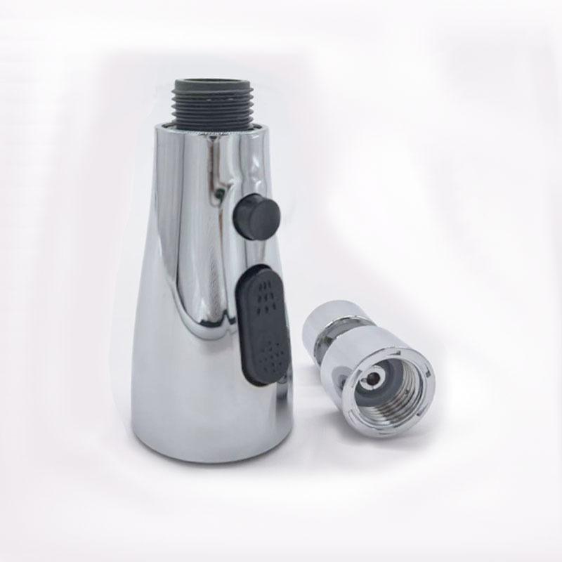 1PC Kitchen Double Knife Scraping Faucet Extender Universal Connector Shower, Vegetable Basin Universal Sleeve Universal Anti-splash Water