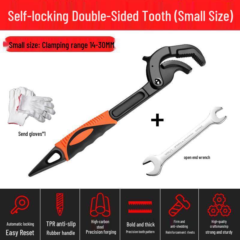 Yanran Universal Self-Locking Adjustable Pipe Wrench Set