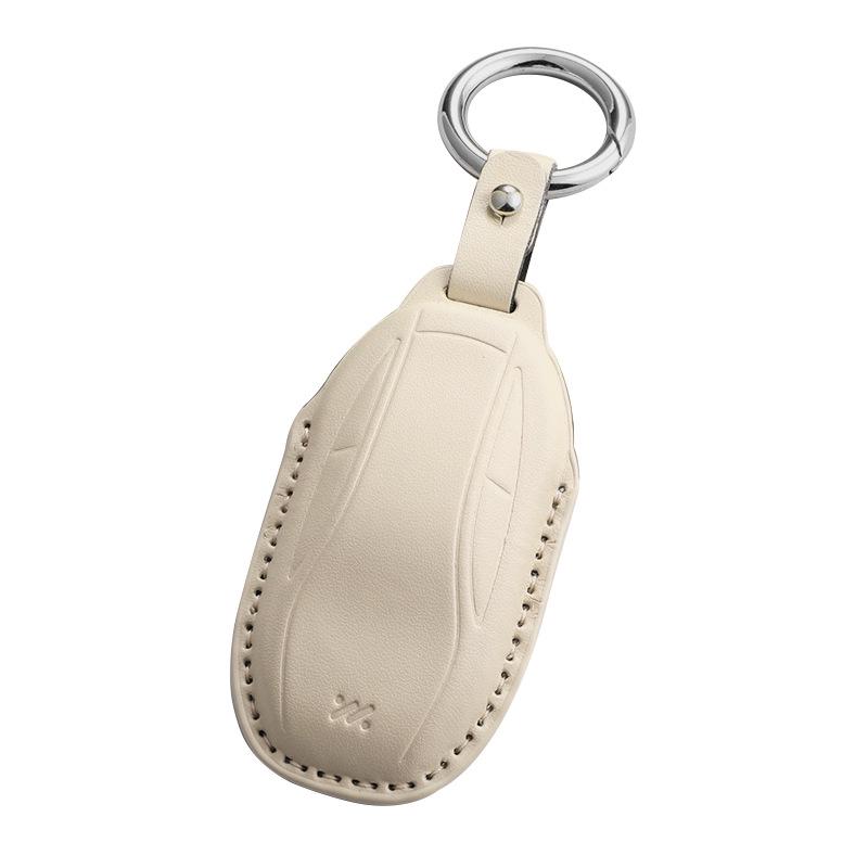 Zhiji L7 Smart Key Cover - Textured Black for LS7 Car Interior
