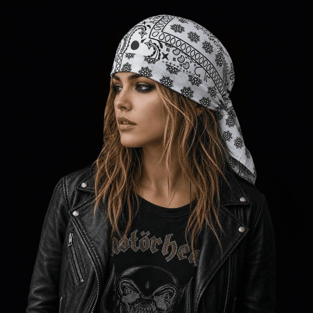 Quick Dry Bandana Headscarf Paisley Print Cycling Head Wrap Fashion Accessory Pirate Hat Unisex