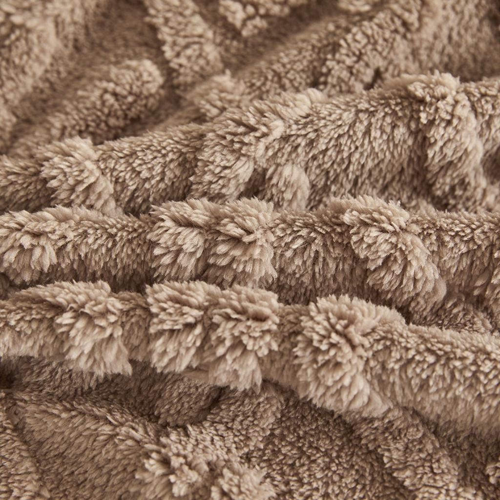 Tafu Velvet Thickened Jacquard Coral Fleece Blanket Flannel Blanket Cover Blanket Gift Air Conditioning Blanket