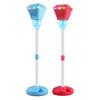Macchina Bolle per Bambini Generatore Automatico di Bolle a Bottone Singolo Luci LED Colorate e Musica Lampada da Strada Creativa Giocattolo a Bolle per Feste all'Aperto E