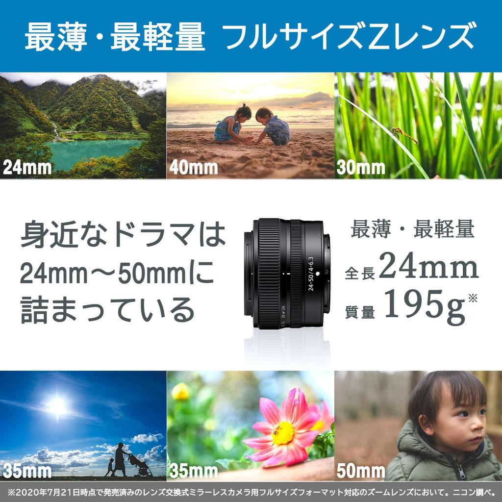 Nikon Standard-Zoomobjektiv NIKKOR ZZ-Bajonett, volle Größe kompatibel, 24–50 mm, 1:4–6,3 NZ24–50