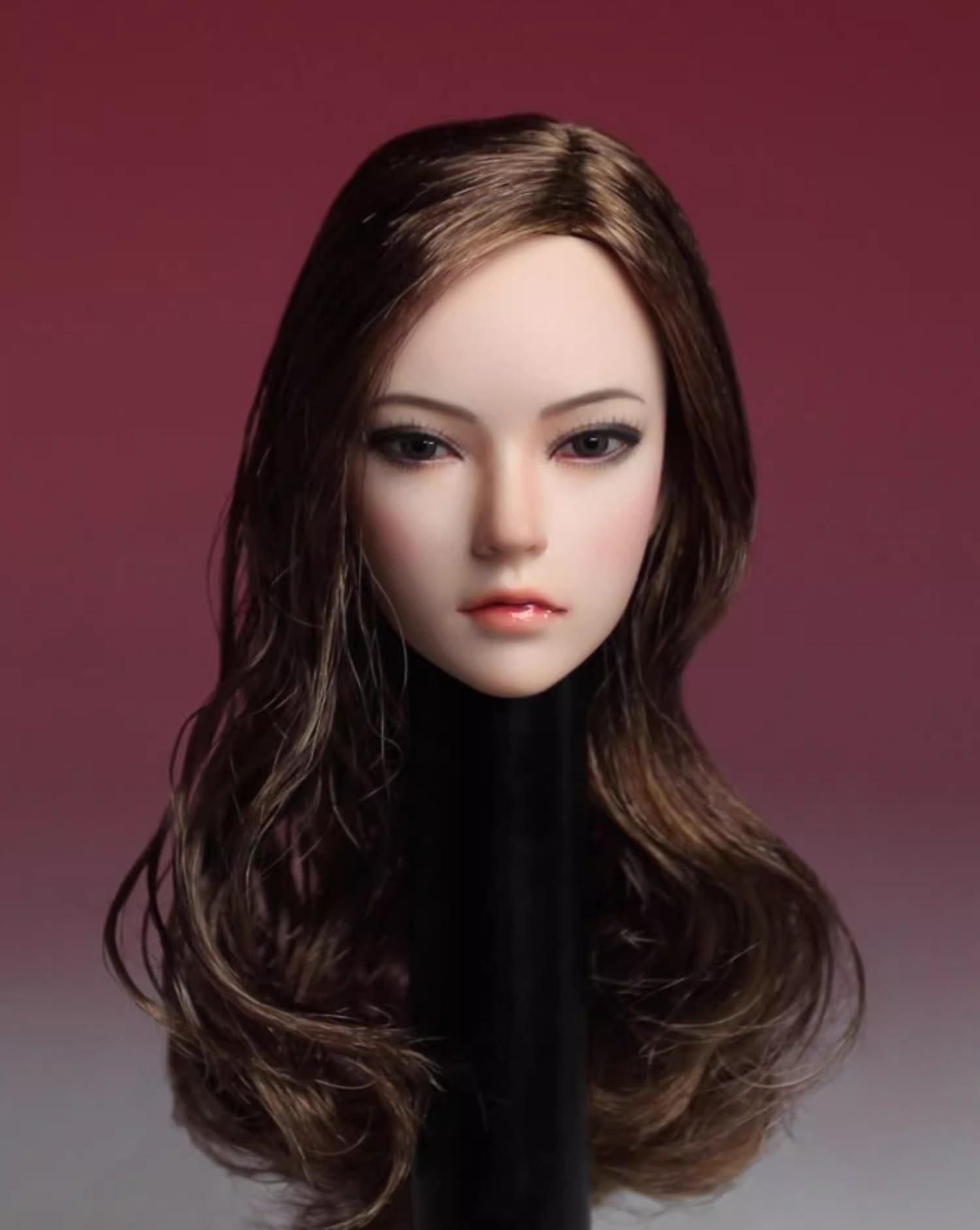 

[TOYBARJAPAN] 1/6 Scale Super Duck SDH002-C Head with Brown Long Hair, Compatible with TBLeague Figures (Body and Outfit Not Included)
