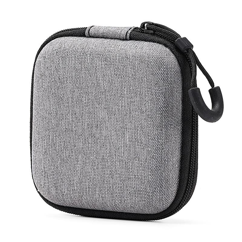 

Portable Shockproof Headphone Case Earphone Bag Headset Storage Bag Hard Shell Earphone Accessories Memory Card USB Cable