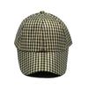 New Men's and Women's Spring and Summer Plaid Baseball Cap Fashion Cap Outdoor Breathable Sunscreen Hip Hop Hat