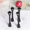 4pcs Artificial Street Lamp Miniature Post Lights Dollhouse Street Light  DIY Home Decoration