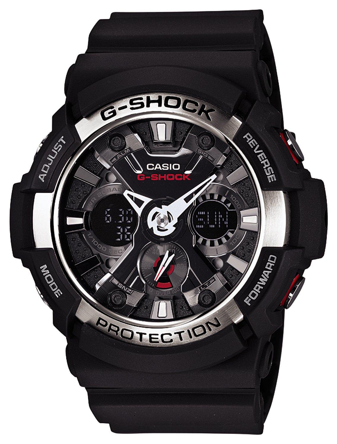 

Casio Черные Часы G-Shock GA-200-1AJF Мужские