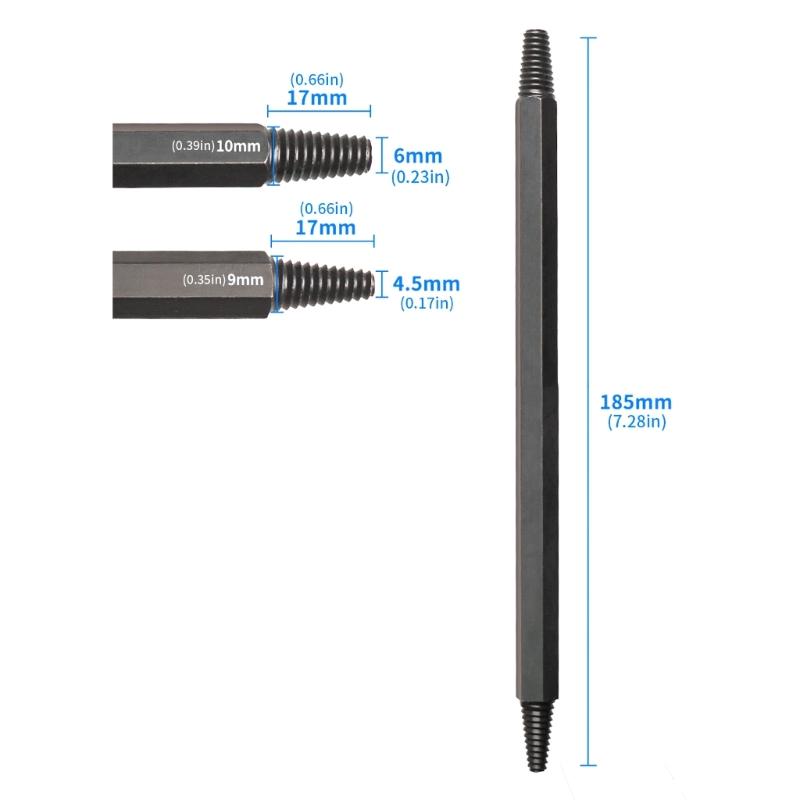 Double Head Broken Spark Plugs Extractors With Reverse-threaded For Automotive Engine Maintenance And Emergency Repair