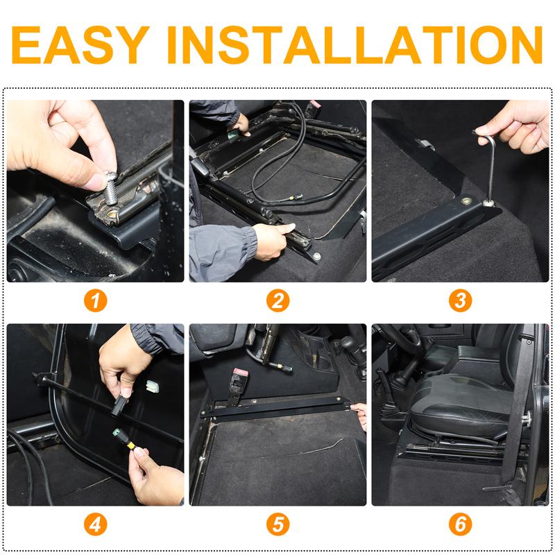 For Land Rover Defender 90 110 2004-2019 Car front seat heightening bracket movable bracket Adjust the comfort distance bracket HY8