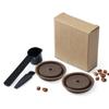 For Vertuo Next Reusable Coffee Capsule Lid Compatible With Original Vertuoline Coffee Pods Food Grade Silicone Cap with Spoon