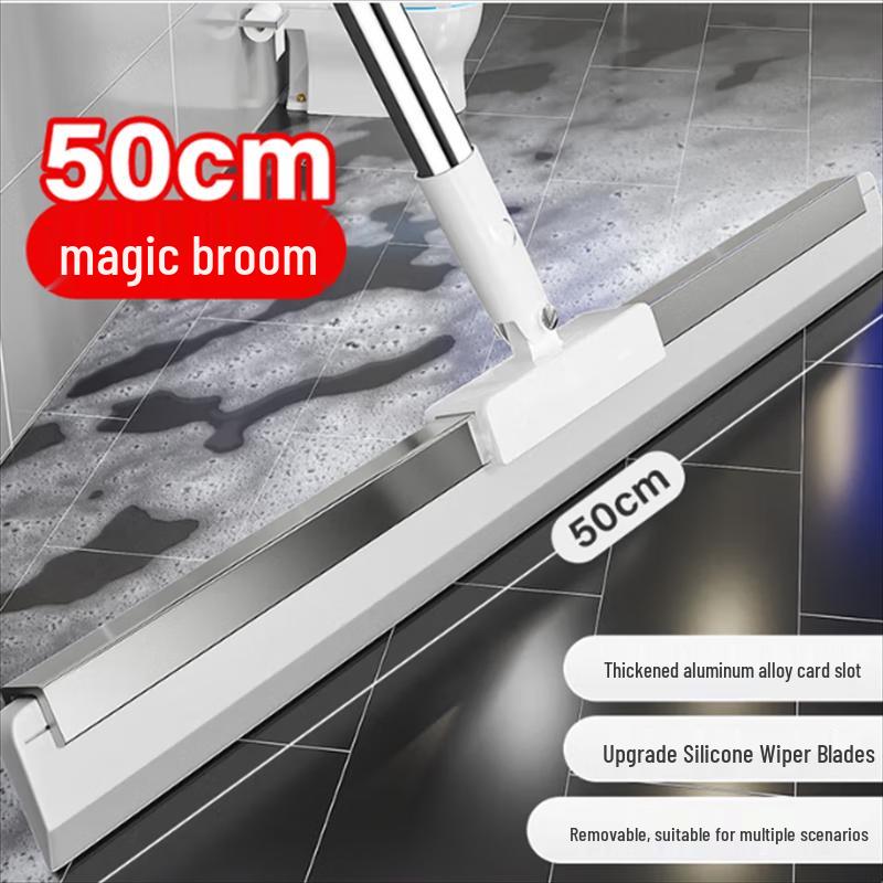 Multifunctional Silicone Floor & Window Scraper Mop