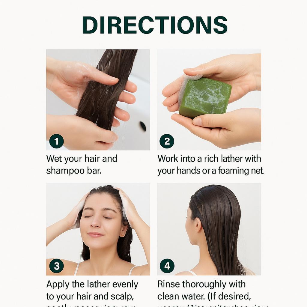Arborvitae Leaf Shampoo Bar: Deep Cleanses, Repairs, and Moisturizes Hair