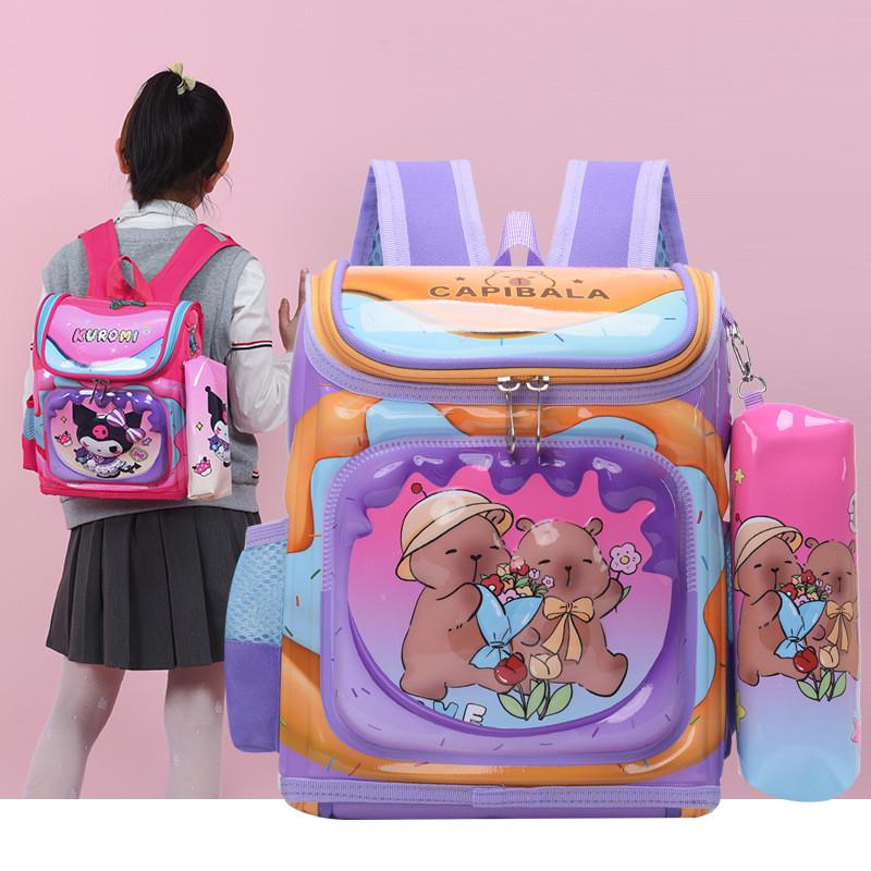 Spiderman Melody Sofia Labubu Elsa Iron Man Backpack With Breathable Oxford Fabric For Boys And Girls