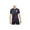 Splatter Print Full Print Short Sleeve Soccer Jersey 2022/23 Season Men Tops Black DM9710-010