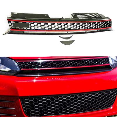 Modifizierter Frontgrill für 09-12 Volkswagen Golf 6 GTI (Kein Logo)