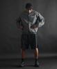 Phermenon Loose Fit Nylon Windbreaker Zip-Up [Charcoal]
