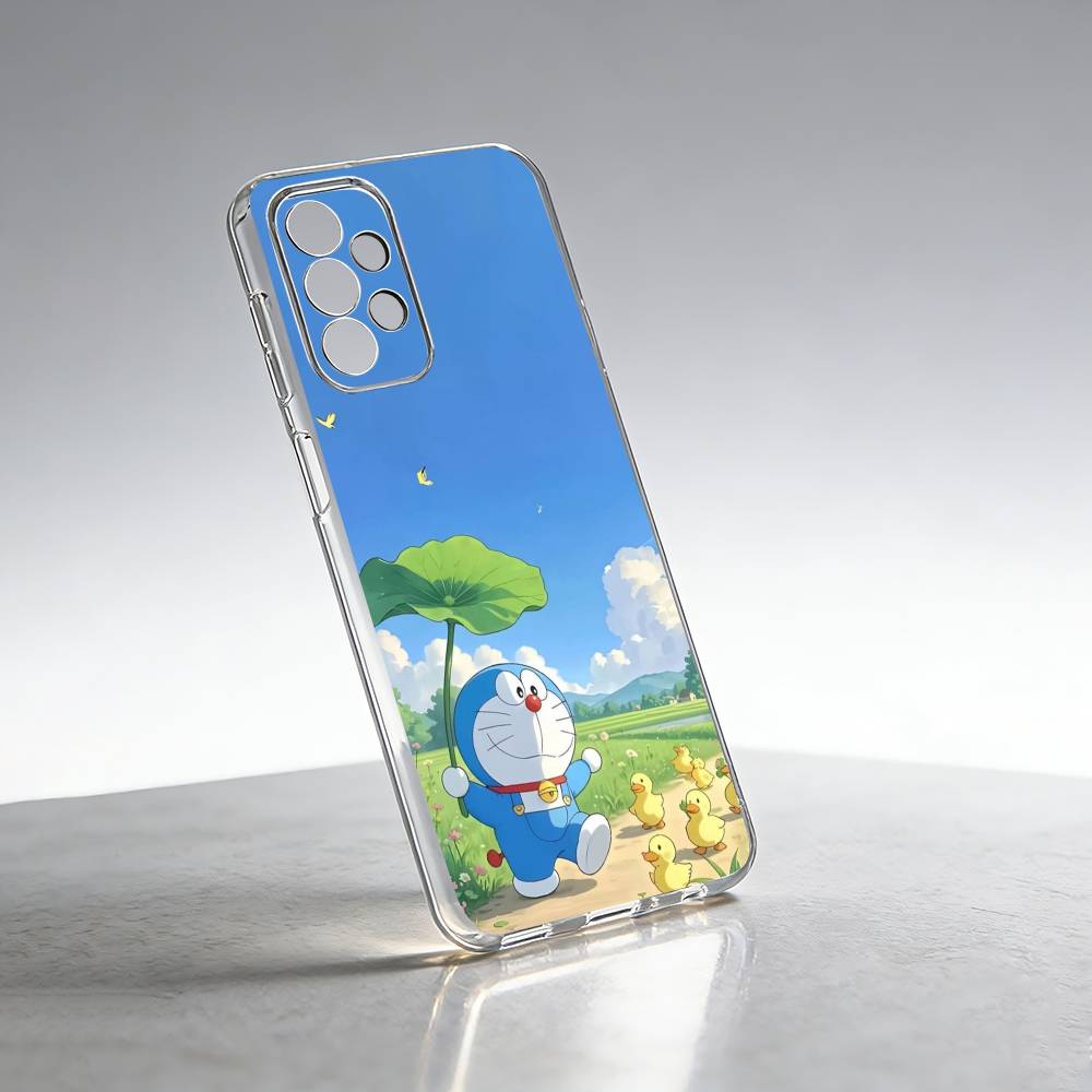Cute d-Doraemons Cats Poster Phone Case Transparent Silicone Soft For Samsung S25,S24,S21,S22,S23,S30,Ultra,S20,Plus,Fe